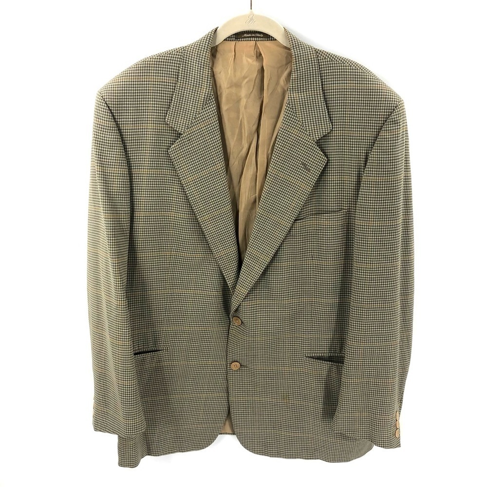 Nervesa Loro Piana Wool Sport Coat Blazer Mens 44R Super 100s Two Button Luxury
